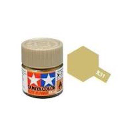 Tamiya 81531 Acrylfarbe, X-31, Titangold, 10 ml