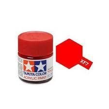 Tamiya 81707 Acrylfarbe, XF07, Mattrot, 10 ml