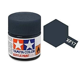 Tamiya 81717 Acrylfarbe, XF17, Meeresblau, 10 ml