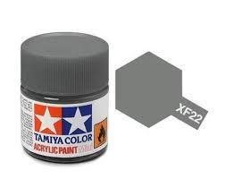 Tamiya 81722 Acrylfarbe, XF22, RLM grau, 10 ml