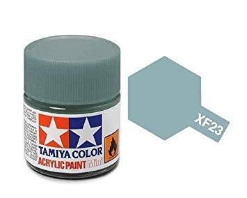 Tamiya 81723 Acrylfarbe, XF23, Hellblau, 10 ml