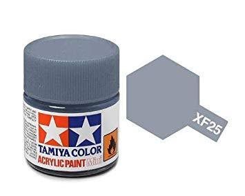 Tamiya 81725 Acrylfarbe, XF25, Helles Seegrau, 10 ml