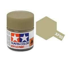 Tamiya 81755 Acrylfarbe, XF55, Deck tan, 10 ml