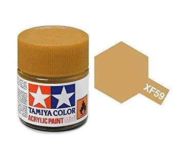 Tamiya 81759 Acrylfarbe, XF 59, Wüstengelb, 10 ml