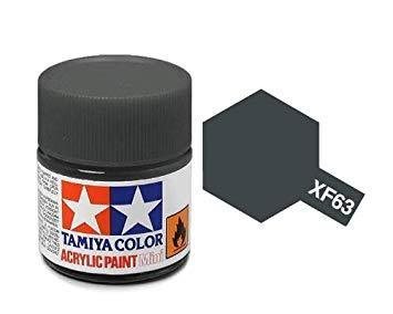 Tamiya 81763 Acrylfarbe, XF63, Deutschgrau, 10 ml