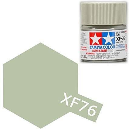 Tamiya 81776 Acrylfarbe, XF76, Graugrün (IJN), 10 ml