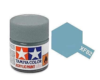 Tamiya 81782 Acrylfarbe, XF82, Ocean Grey RAF, 10 ml