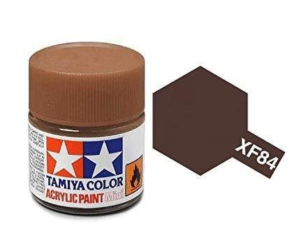 Tamiya 81784 Acrylfarbe, XF84, Dunkeleisen, 10 ml