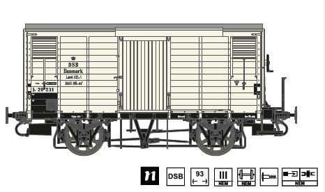 Dekas DK-872111 DSB IV 20231, Ladungsetiketten, Sternrad, ca. 1948-1952