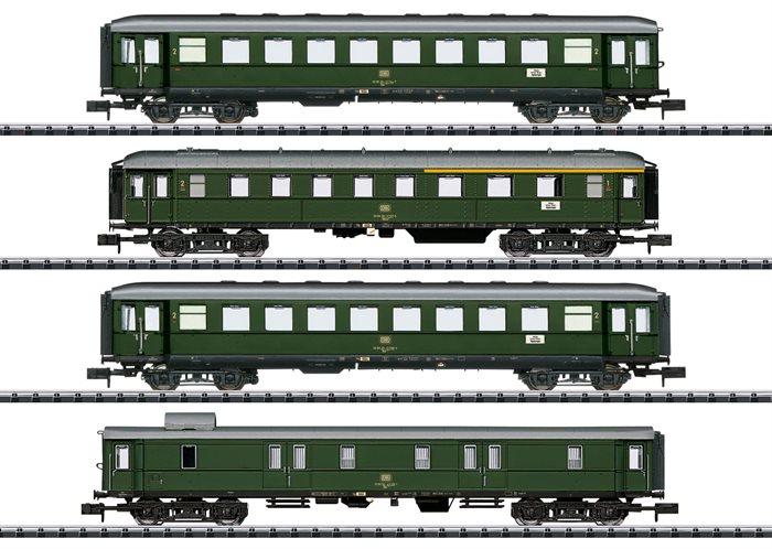 Trix 18709 Personenwagenset „Pendlerverkehr“ der DB, Epoche IV, Spur N