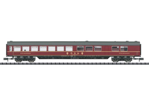 Trix 18474 Schnellzug-Speisewagen Bauart WRümh 132 der DB, Epoche IV, Spur N