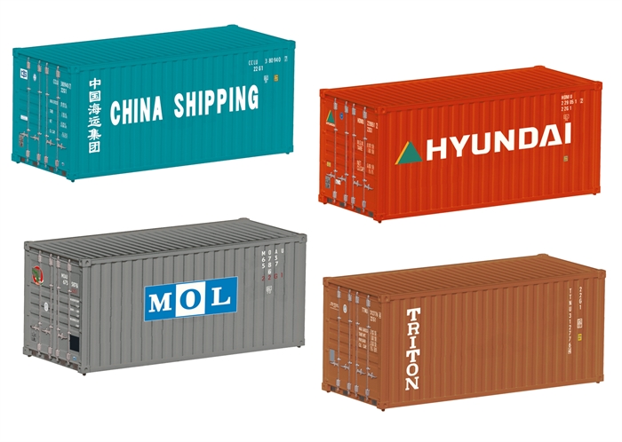 Märklin 76553 Containerset 20 Fuß, KOMMT NEU 2024