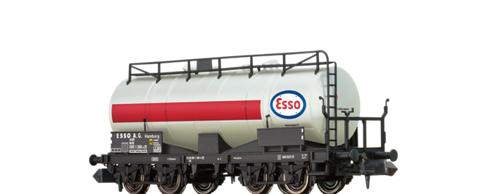 Brawa 67079  Kesselwagen 4-achsig „Esso“ der DB  Betriebsnummer: 20 80 005 1 266-4 [P], ep IV, Spur N