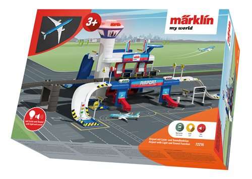 Märklin 72216 My World - Flughafen mit Licht- und Soundfunktion