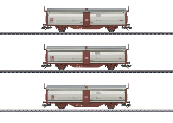 Märklin 47303 Schiebedach-/Schiebewandwagen-Set Tbis, ep IV, kommende neuigkeiten 2023