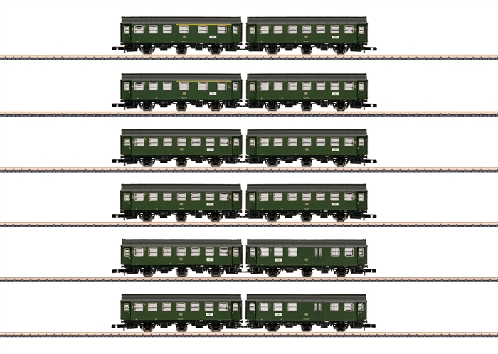 Märklin 87061 Set mit 6 Umbauwagenpaaren im Display, Spur Z, KOMMT NEU 2024