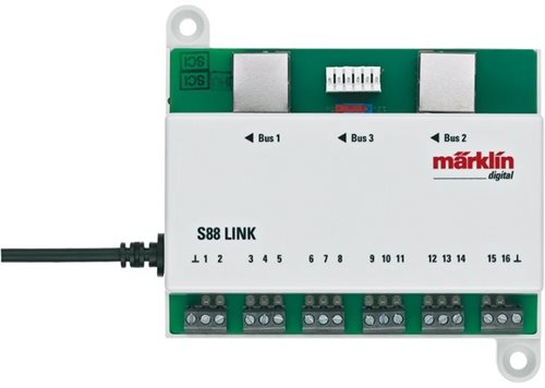 Märklin 60883 Rückmeldemodul L88 Hauptmodul für Schütze an digital gesteuerten Anlagen