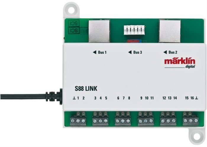 Märklin 60883 Rückmeldemodul L88 Hauptmodul für Schütze an digital gesteuerten Anlagen