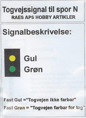 Modelleisenbahn N 2 Baukasten Wechselsignal gelb/grün