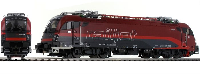 Piko 59816 E-Lok Rh E. 190 Railjet, ÖBB, AC digital, Ep. VI