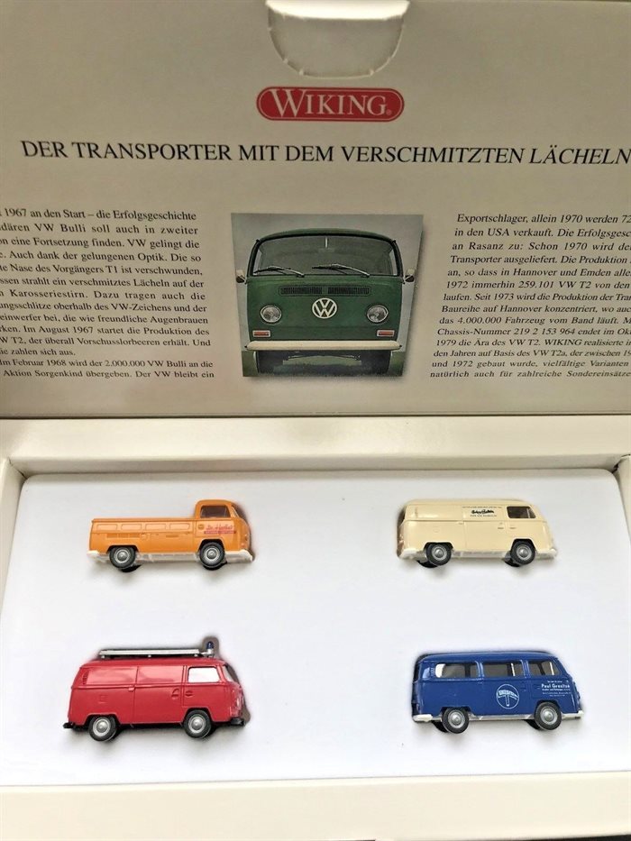 Wiking 9905348 Set of The Bulli T2 Die Erfolgsstory VW Bus