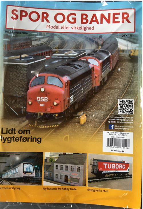 Spor og Baner 44 Eisenbahnmagazin Nr. 44 – Jahr 2019