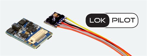 ESU 59816 LokPilot 5 micro DCC/MM/SX, 6-pin NEM651, gauge N, TT