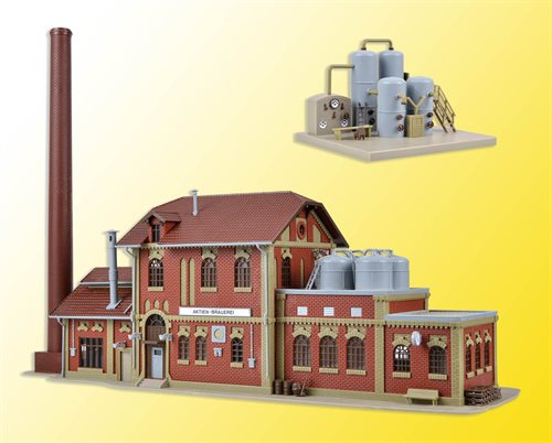 Vollmer 45609 Brauerei mit Kesselhaus-Inneneinrichtung, H0